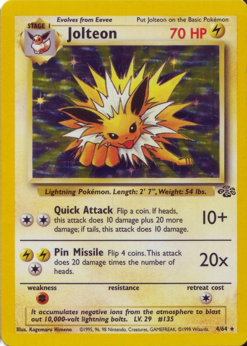 Jolteon 4/64 - Jungle (JU) LP