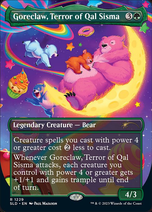Goreclaw, Terror of Qal Sisma 1229 Secret Lair Drop (SLD) [Foil] NM