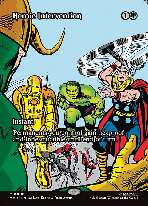 Heroic Intervention 80 Marvel Universe (MAR) [Foil] NM