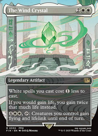 The Wind Crystal 330 Final Fantasy (FIN) [Foil] NM