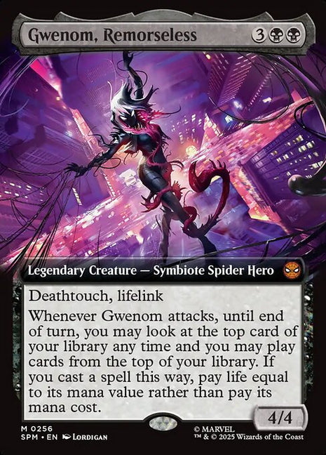 Gwenom, Remorseless 256 Marvel's Spider-Man (SPM) [Nonfoil] NM