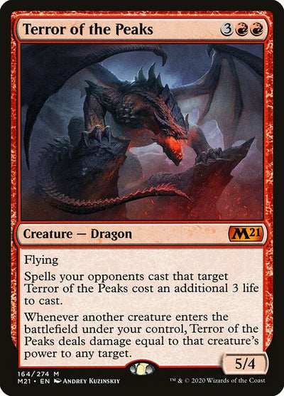 Terror of the Peaks 164 Core Set 2021 (M21) [Nonfoil] NM