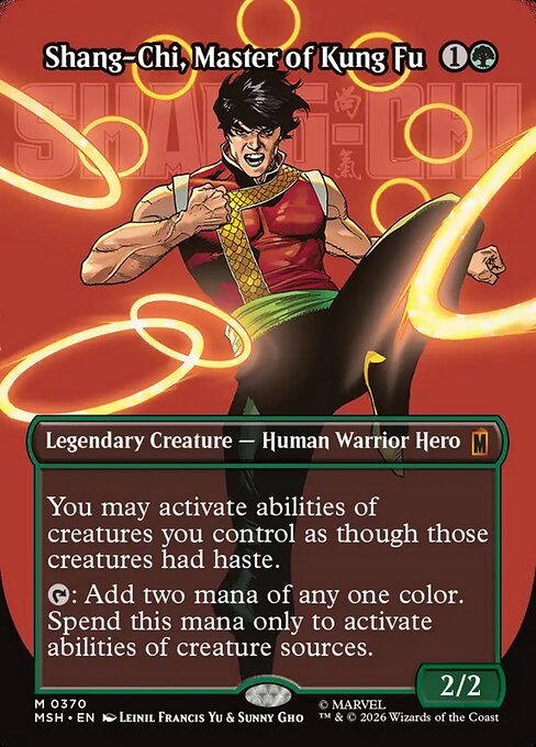 Shang-Chi, Master of Kung Fu 370 Marvel Super Heroes (MSH) [Foil] NM