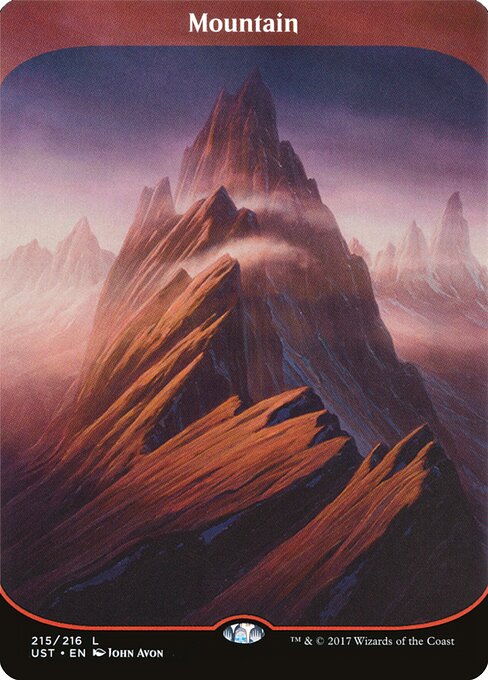 Mountain 215 Unstable (UST) [Foil] NM