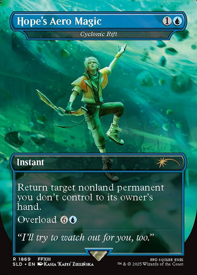 Hope's Aero Magic (Cyclonic Rift) 1869 Secret Lair Drop (SLD) [Foil] NM