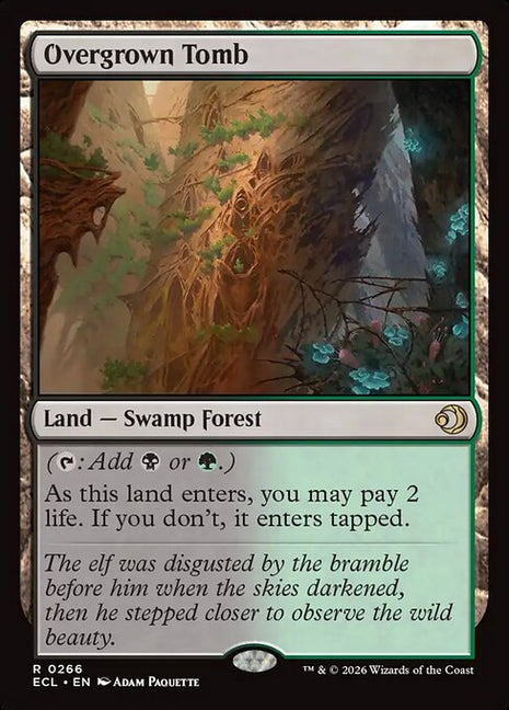 Overgrown Tomb 266 Lorwyn Eclipsed (ECL) [Nonfoil] NM