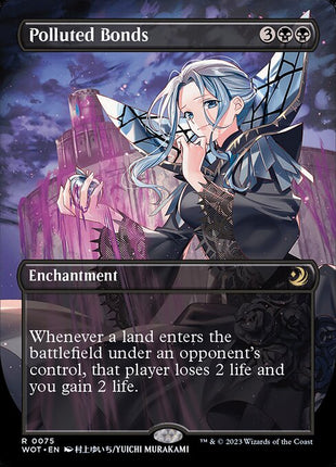 Polluted Bonds 75 Wilds Of Eldraine: Enchanting Tales (WOT) [Foil] NM