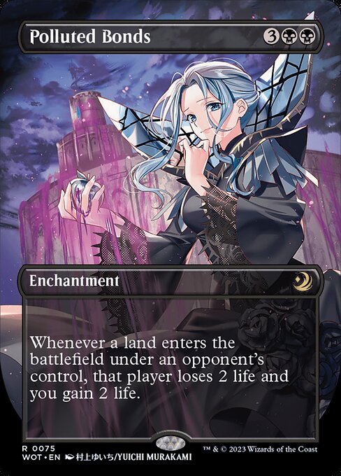 Polluted Bonds 75 Wilds Of Eldraine: Enchanting Tales (WOT) [Foil] NM
