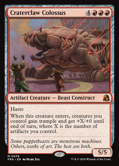 Craterclaw Colossus 78 Reality Fracture (FRA) [Nonfoil] NM