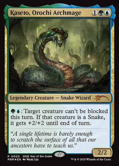 Kaseto, Orochi Archmage 5 Year Of The Snake 2025 (PL25) [Foil] NM