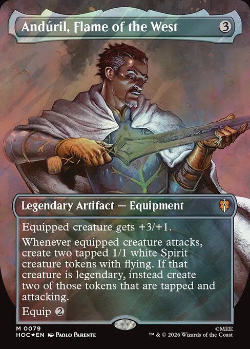 Andúril, Flame of the West 79 The Hobbit Eternal (HOC) [Surge Foil] NM