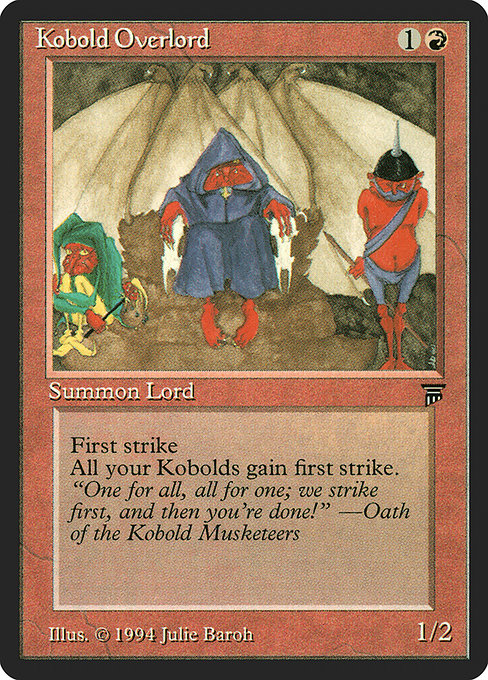 Kobold Overlord 155 Legends (LEG) [Nonfoil] LP