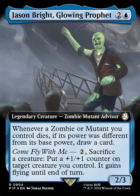 Jason Bright, Glowing Prophet 904 Fallout (PIP) [Surge Foil] NM