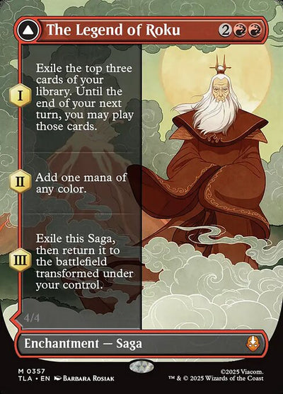 The Legend of Roku // Avatar Roku 357 Avatar: The Last Airbender (TLA) [Foil] NM