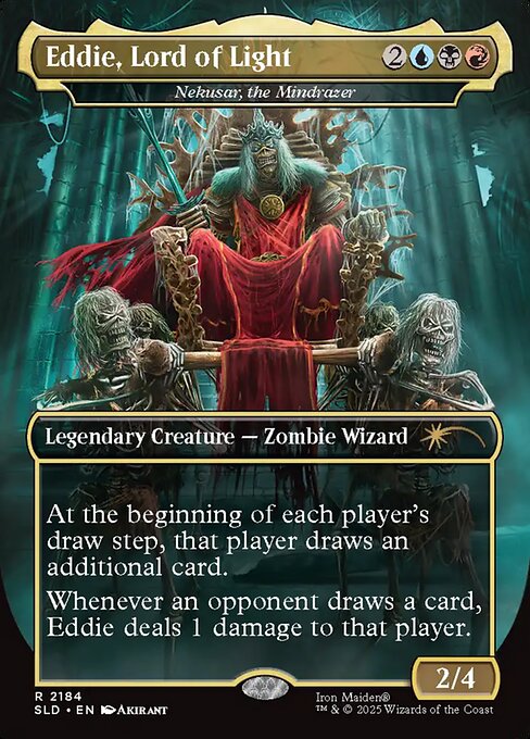 Eddie, Lord of Light (Nekusar, the Mindrazer) 2184 Secret Lair Drop (SLD) [Foil] NM