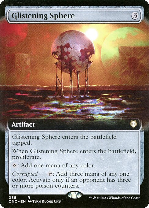 Glistening Sphere 58 Phyrexia: All Will Be One Commander (ONC) [Nonfoil] NM