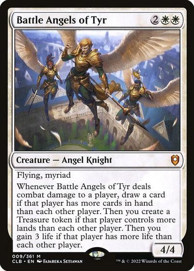 Battle Angels of Tyr 9 Commander Legends: Battle For Baldur's Gate (CLB) [Nonfoil] NM