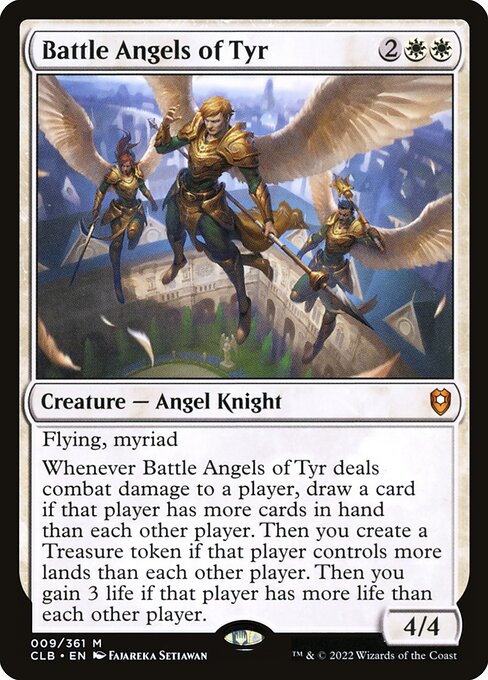 Battle Angels of Tyr 9 Commander Legends: Battle For Baldur's Gate (CLB) [Nonfoil] NM
