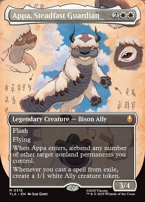 Appa, Steadfast Guardian 316 Avatar: The Last Airbender (TLA) [Nonfoil] NM