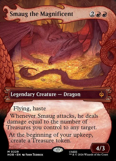 Smaug the Magnificent 229 The Hobbit (HOB) [Nonfoil] NM