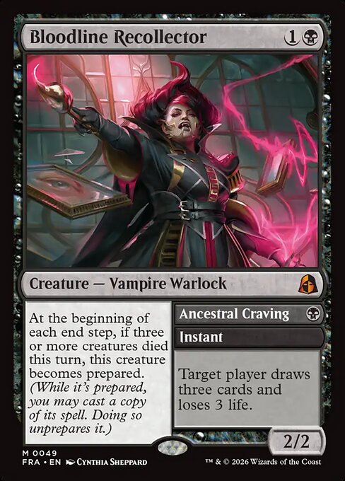 Bloodline Recollector // Ancestral Craving 49 Reality Fracture (FRA) [Foil] NM