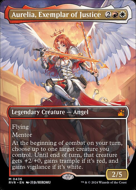 Aurelia, Exemplar of Justice 436 Ravnica Remastered (RVR) [Nonfoil] NM
