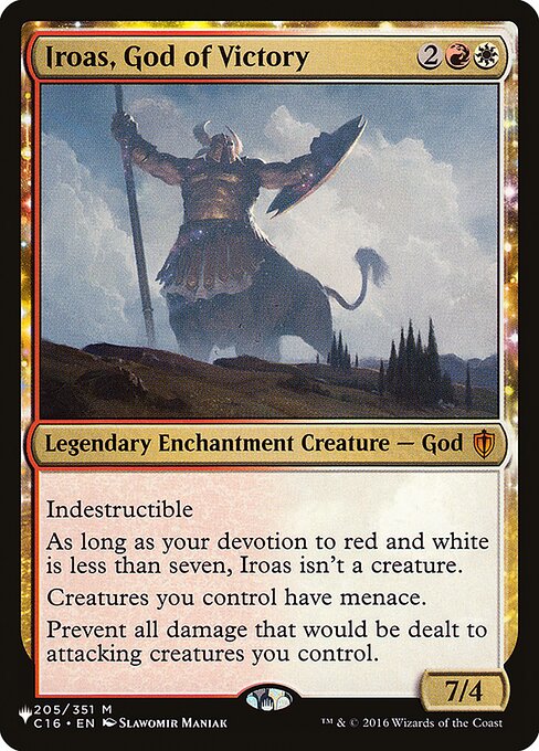 Iroas, God of Victory 205 The List (PLST) [Nonfoil] NM