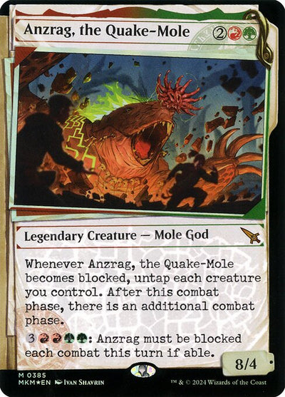 Anzrag, the Quake-Mole 385 Murders At Karlov Manor (MKM) [Foil] NM