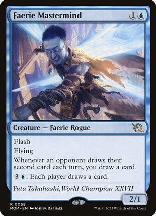 Faerie Mastermind 58 March Of The Machine (MOM) [Nonfoil] NM