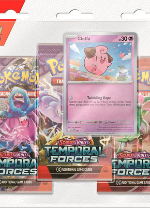 Temporal Forces 3 Pack Blister [Various Pokemon]