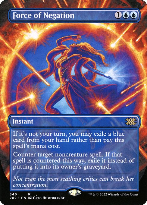 Force of Negation 346 Double Masters 2022 (2X2) [Nonfoil] NM