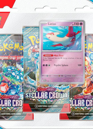 Stellar Crown 3 Pack Blister [Various Pokemon]