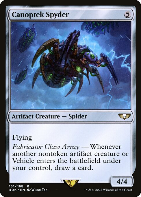 Canoptek Spyder 151 Warhammer 40,000 Commander (40K) [Nonfoil] NM