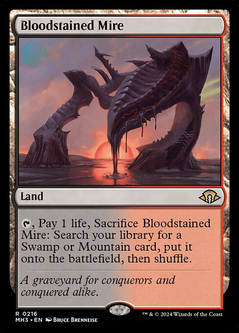 Bloodstained Mire 216 Modern Horizons 3 (MH3) [Nonfoil] NM