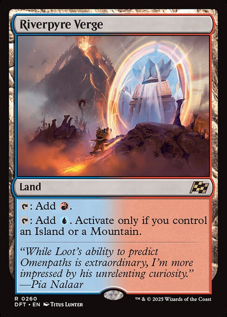 Riverpyre Verge 260 Aetherdrift (DFT) [Nonfoil] NM