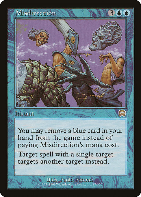 Misdirection 87 Mercadian Masques (MMQ) [Nonfoil] NM