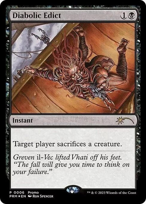 Diabolic Edict 20245 Media And Collaboration Promos (PMEI) [Foil] NM