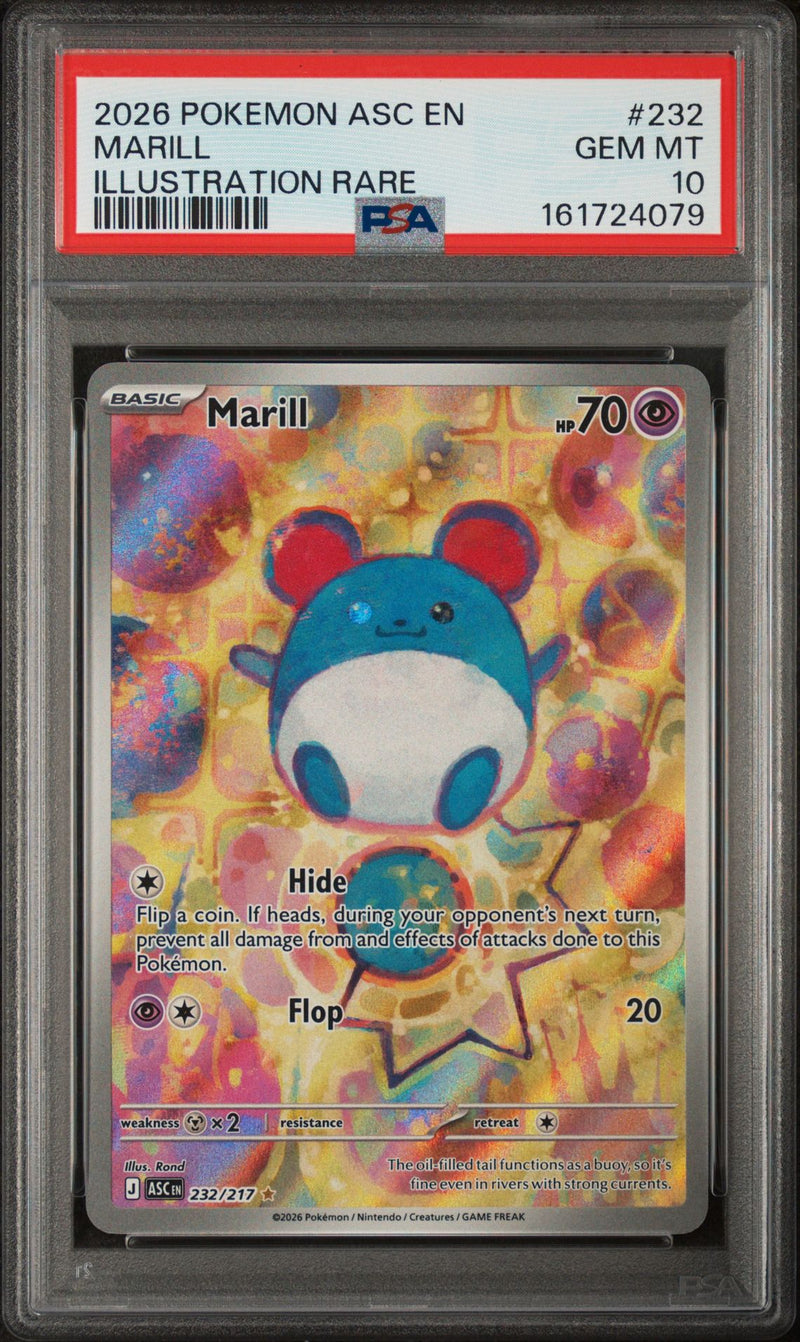 Marill 232/217 - Ascended Heroes (ASC) PSA 10