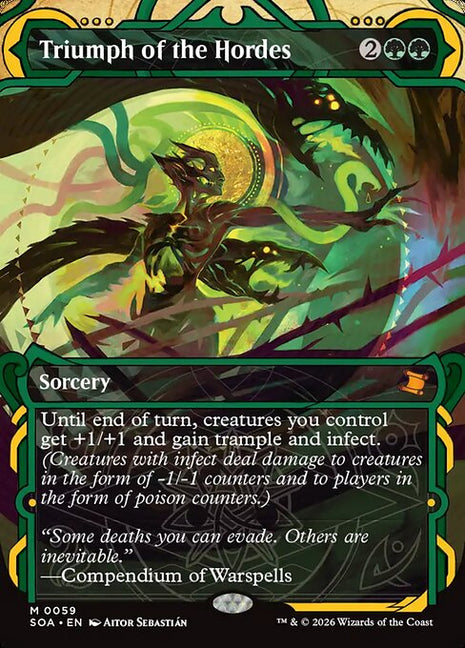 Triumph of the Hordes 59 Secrets Of Strixhaven Mystical Archive (SOA) [Nonfoil] NM