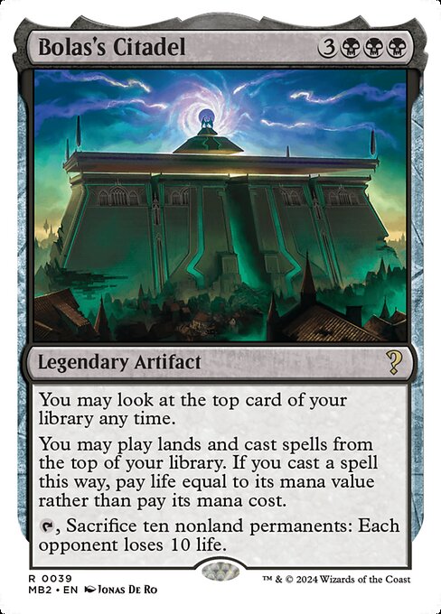 Bolas's Citadel 39 Mystery Booster 2 (MB2) [Nonfoil] NM