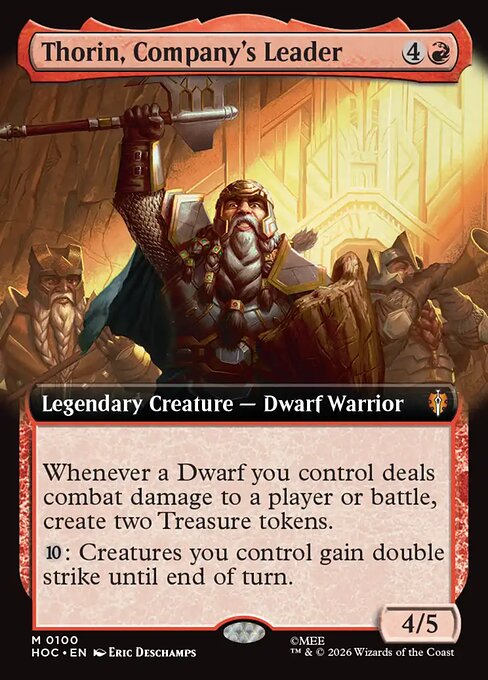 Thorin, Company's Leader 100 The Hobbit Eternal (HOC) [Nonfoil] NM