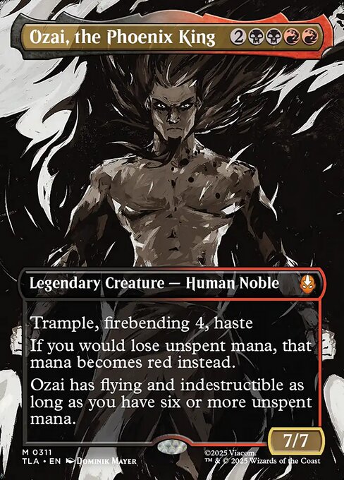 Ozai, the Phoenix King 311 Avatar: The Last Airbender (TLA) [Foil] NM
