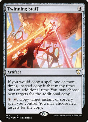 Twinning Staff 383 New Capenna Commander (NCC) [Nonfoil] NM