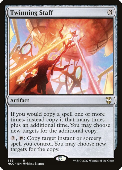 Twinning Staff 383 New Capenna Commander (NCC) [Nonfoil] NM