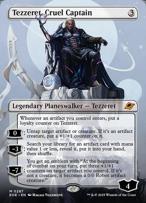 Tezzeret, Cruel Captain 287 Edge Of Eternities (EOE) [Nonfoil] NM