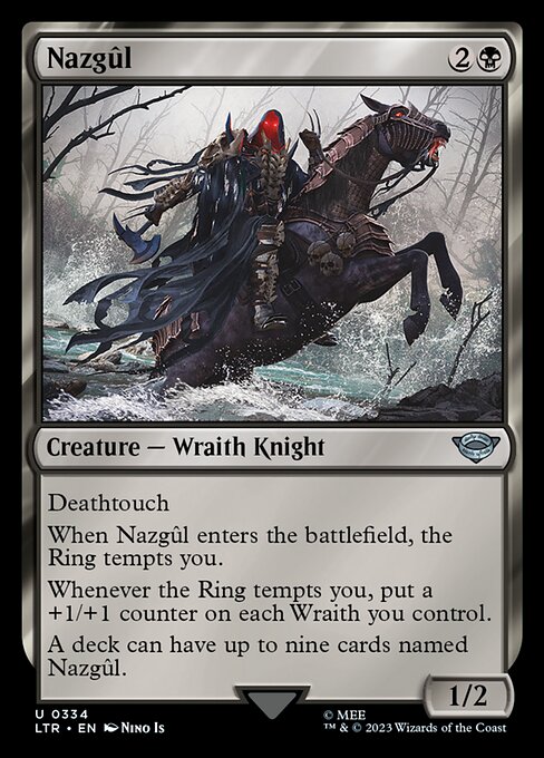 Nazgûl 334 The Lord Of The Rings: Tales Of Middle-Earth (LTR) [Nonfoil] NM