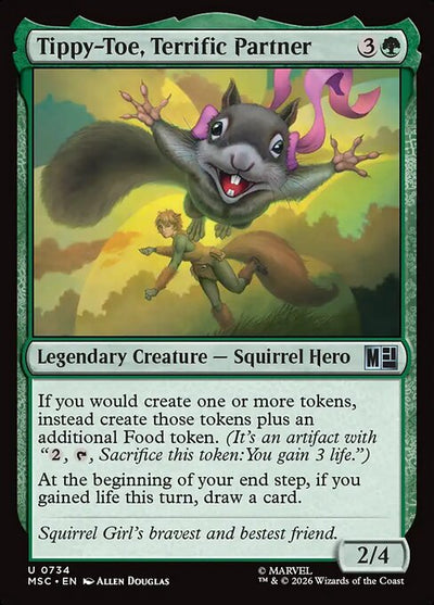 Tippy-Toe, Terrific Partner 734 Marvel Super Heroes Commander (MSC) [Foil] NM