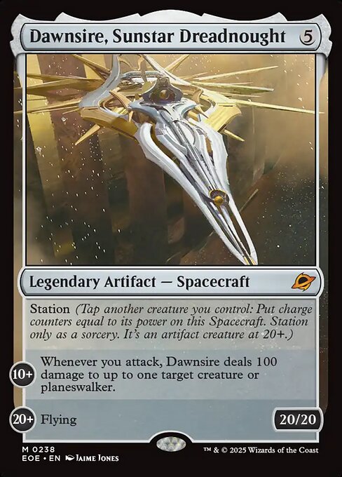 Dawnsire, Sunstar Dreadnought 238 Edge Of Eternities (EOE) [Nonfoil] NM