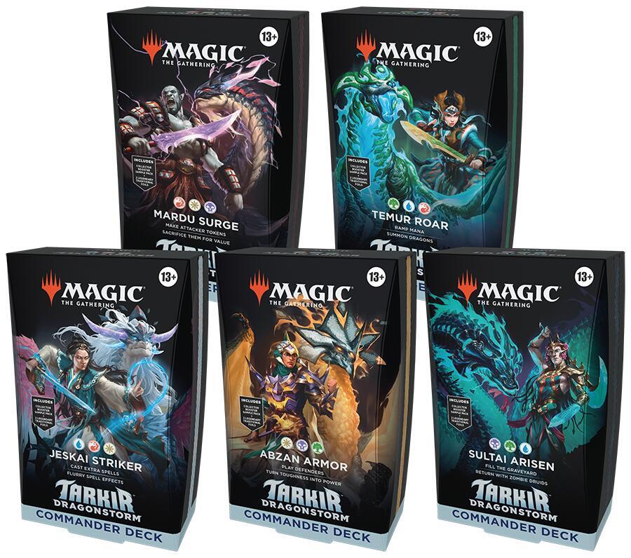 Tarkir Dragonstorm Commander Decks [5 Options]