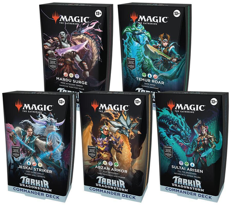 Tarkir Dragonstorm Commander Decks [5 Options]